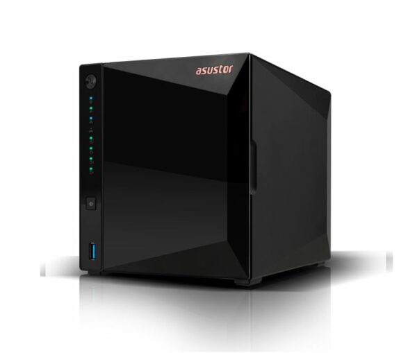 Asustor AS3304T 4 bay NAS Realtek RTD1296 Quad-Core 1.4GHz 2GB DDR4 2.5GbE x1 USB3.2 Gen1 x3 WOW Ttoolless installation hot-swappable tray 3YR WTY