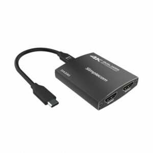 DA330 is a USB-C multiport MST (Multi Stream Transport) adapter offers dual HDMI outputs