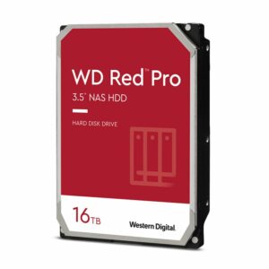 Western Digital WD Red Pro 16TB 3.5" NAS HDD SATA3 7200RPM 512MB Cache 24x7 NASware 3.0 CMR Tech 5yrs wty