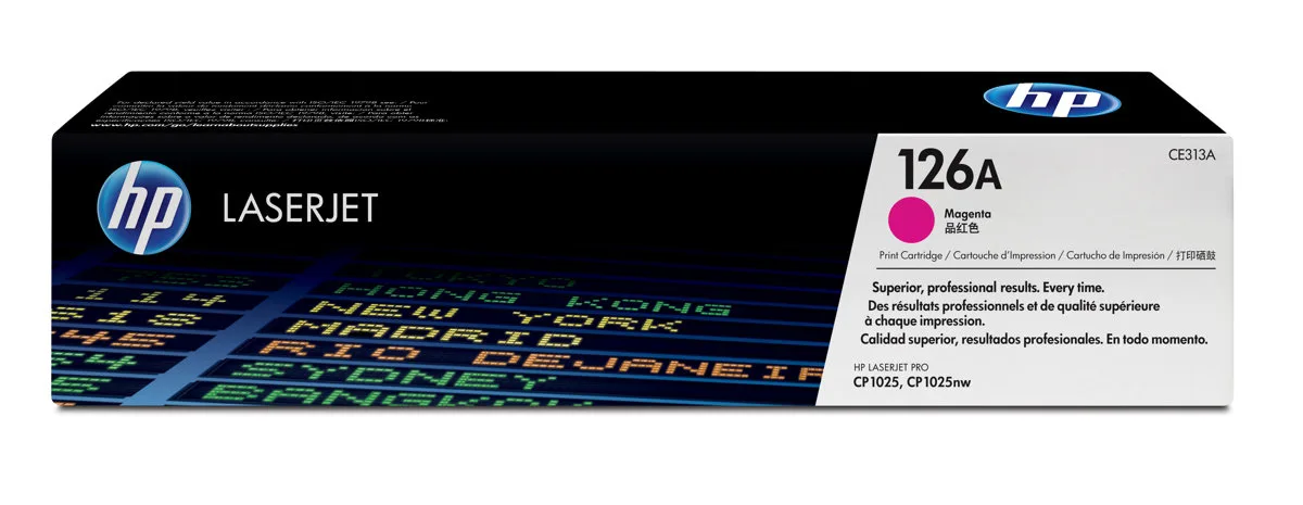 HPHP 126A MAGENTA TONER 1000 PAGE YIELD FOR LJ PRO CP1020Laser Toner