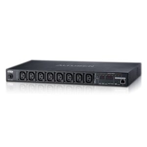 The PE6108 eco PDU is intelligent PDUs that contains 8 AC outlets and is available in various IEC or NEMA socket configurations. It provides secure