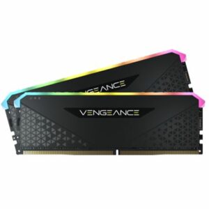 Corsair Vengeance RGB RT 32GB (2x16GB) DDR4 3200MHz C16 16-20-20-38 Heatspreader Desktop Gaming Memory Black for AMD