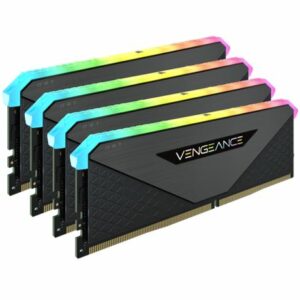 Corsair Vengeance RGB RT 32GB (4x8GB) DDR4 3200MHz C16 16-20-20-38 Heatspreader Desktop Gaming Memory Black for AMD Threadripper