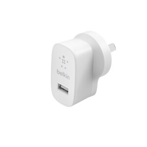 Belkin BoostCharge USB-A Wall Charger (12W) - White (WCA002auWH)
