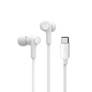 Belkin SOUNDFORM Headphones with USB-C Connector (USB-C Headphones) - White(G3H0002btWHT)