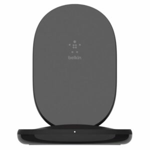 Belkin BOOST↑CHARGE™ 15W Wireless Charging Stand + QC™ 3.0 24W Wall Charger - Black (WIB002AUBK)