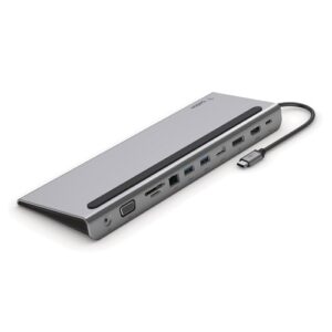 Belkin CONNECT™ USB-C 11-in-1 Multiport Dock - Silver (INC004btSGY)