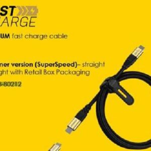 OtterBox USB-C to USB-C (3.2 Gen 1) Premium Cable (1.8M) - Black(78-80212))