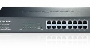 16 10/100/1000Mbps ports provide instant large file transfers