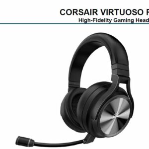The CORSAIR VIRTUOSO RGB Wireless XT delivers a high-fidelity audio experience for the most discerning players