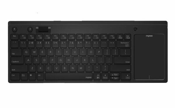 RAPOO K2800 Wireless Keyboard with Touchpad  Entertainment Media Keys -  2.4GHz