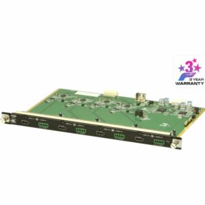 • 4-port 4K HDMI Input Board that is compatible with the VM1600/VM3200 and can be mixed with modular I/O boards of any type for optimum flexibility