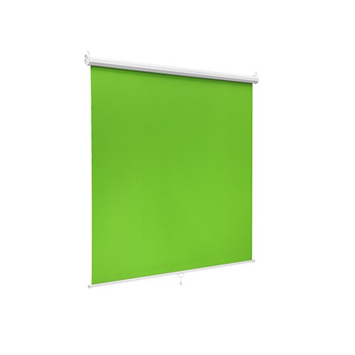 The BGS02-106 Wall-Mounted Green Screen Backdrop is perfect for fixed locations using green screen video/image backgrounds for gaming