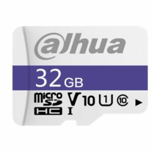 Dahua C100 32GB microSD 95MB/s 25MB/s 20TBW C10/U1/V10 UHS-I -25 °C to +85 °C Temperature Resistant Waterproof Anti-magnetic Anti X-ray 7yrs wty