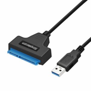 The adapter cable lets you connect a 2.5" SATA hard disk drive or solid state drive to your computer through an available USB port