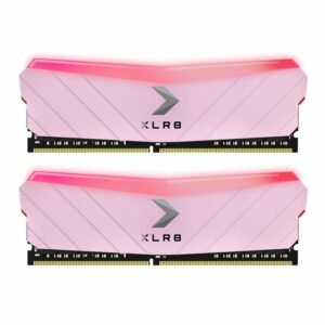PNY XLR8 16GB (2x8GB) DDR4 UDIMM 4600Mhz RGB CL19 1.5V Pink Heat Spreader Gaming Desktop PC Memory
