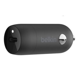 Belkin BOOST↑CHARGE™ 20W USB-C PD Car Charger - Black (CCA003btBK)