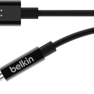 Belkin RockStar™ 3.5mm Audio Cable with USB-C™ Connector - Black (F7U079bt06-BLK)