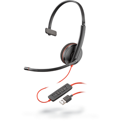Blackwire 3210 UC Mono Corded Headset
