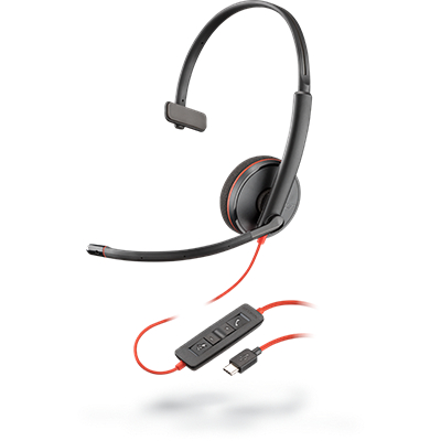 Blackwire 3210 UC Mono Corded Headset