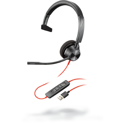 Blackwire 3310 TEAMS Mono Corded Headset