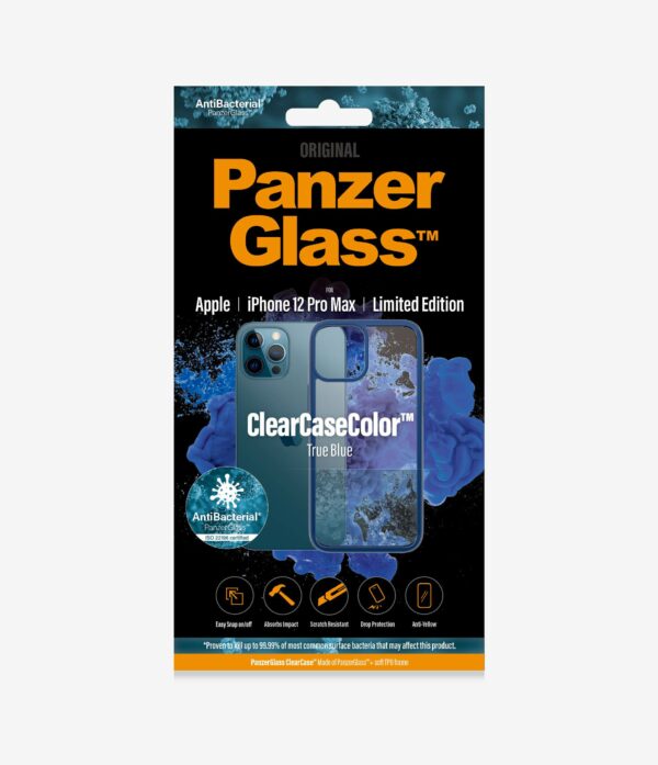 PanzerGlass Apple iPhone 12 Pro Max ClearCase - True Blue Limited Edition(0278)