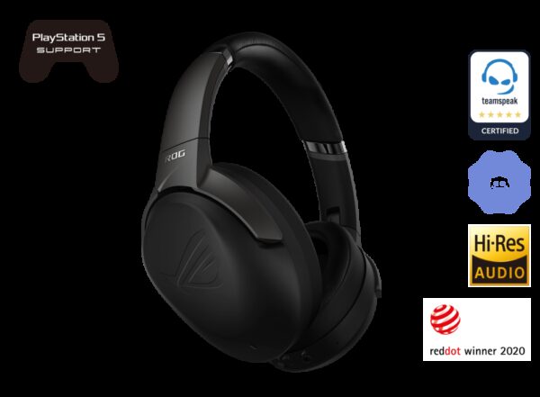 ASUS ROG STRIX GO BLUETOOTH Bluetooth® wireless gaming headset with Qualcomm® aptX™ Adaptive audio technology
