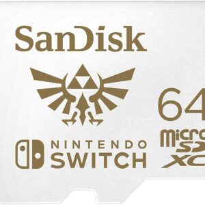 SanDisk and Nintendo Cobranded microSDXC SQXAT 64GB  U3 C10 UHS-1 100MB/s R 60MB/s W 4x6 Lifetime Limited