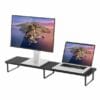 Shop for MAMB-ACA-MSTD-03BLKMBEAT - available at Go Tech Deals mbeat® activiva Black Dual Monitor Riser Dimensions:1000mm × 260mm × 122mm Fit Screen Size:13'~32' Package Weight:3.5kg – MBEAT MAMB-ACA-MSTD-03BLK Stands Product Image