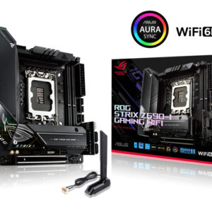 ASUS ROG STRIX Z690-I GAMING WIFI Intel® Z690 LGA 1700 ITX motherboard with PCIe® 5.0