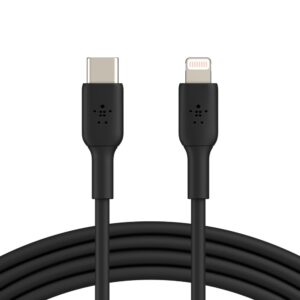Belkin BoostCharge Lightning to USB-C Cable (1m/3.3ft) - Black (CAA003bt1MBK)