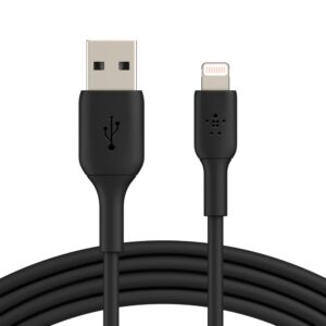 Belkin Boost↑Charge™ Lightning to USB A Cable (2m / 6.6ft) - Black (CAA001bt2MBK)