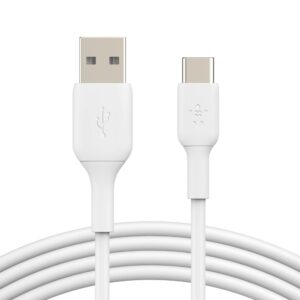 Belkin BOOST CHARGE USB-C to USB-A Cable (1m/3.3ft) - White(CAB001bt1MWH)