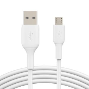 Belkin BOOST CHARGE Micro-USB to USB-A Cable (1m/3.3ft) - White(CAB005bt1MWH)