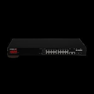 Edimax GS-5216PLC Surveillance VLAN 18-Port Gigabit PoE+ Long Range Web Smart Switch with 2 Gigabit RJ45/SFP Combo Ports