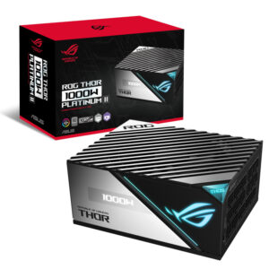 ASUS ROG Thor 1000W Platinum II is the quietest PSU in its class.