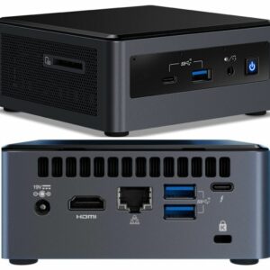 Intel NUC mini PC i3-10110U 4.1GHz 2xDDR4 SODIMM 2.5" HDD M.2 PCIe SSD HDMI USB-C (DP1.2) 3xDisplays GbE LAN WiFi BT 6xUSB DS POS
