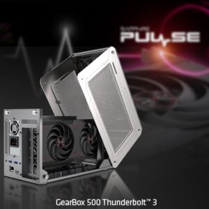 SAPPHIRE GEARBOX 500 Thunderbolt 3 eGFX External Enclosure Compatible With PCIe 3.0 X16 nVidia  AMD GPUs