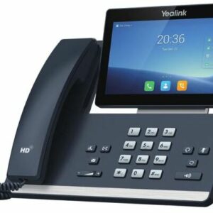 The Yealink SIP-T58W is a simple-to-use smart business phone that provides an enriched HD audio and video calling experience for business professionals. This smart business phone enables productivity-enhancing visual communication with the ease of a standard phone.
