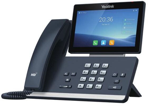 The Yealink SIP-T58W is a simple-to-use smart business phone that provides an enriched HD audio and video calling experience for business professionals. This smart business phone enables productivity-enhancing visual communication with the ease of a standard phone.