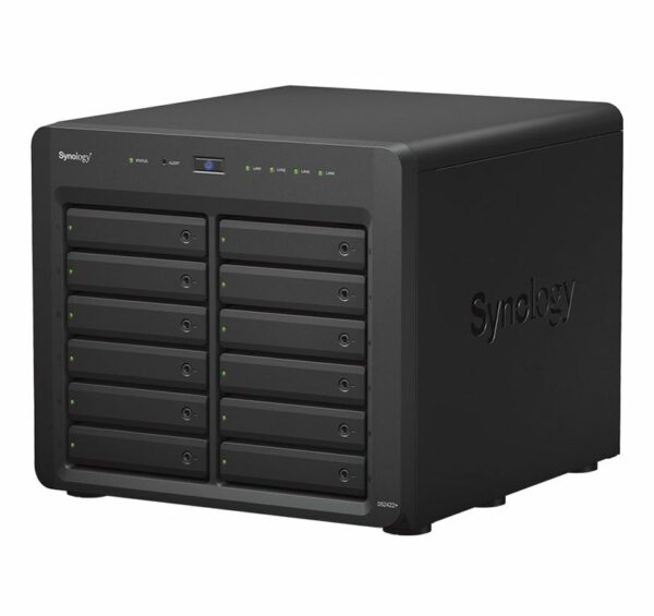 The 12-bay Synology DiskStation DS2422+ is a capable choice for small and medium businesses with large storage