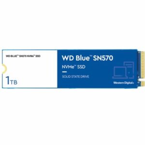 Western Digital WD Blue SN570 1TB NVMe SSD 3500MB/s 3000MB/s R/W 600TBW 460K/450K IOPS M.2 Gen3x4 1.5M hrs MTBF 5yrs wty