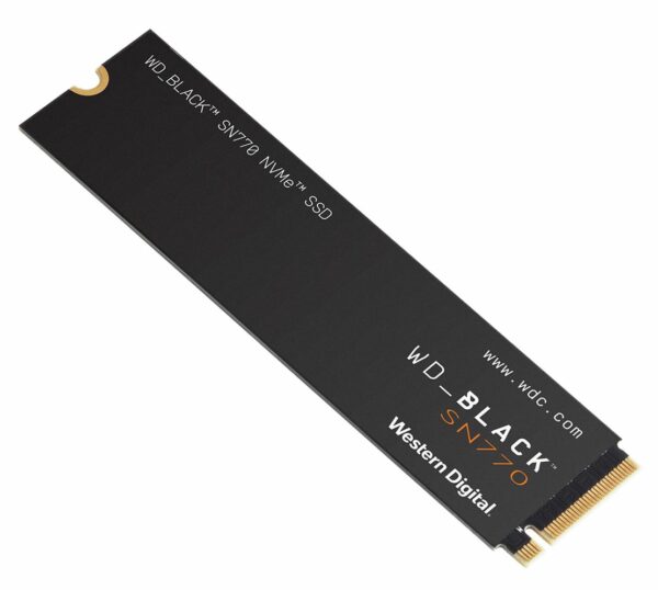 Western Digital WD Black SN770 500GB Gen4 NVMe SSD - 5000MB/s 4000MB/s R/W 300TBW 460K/800K IOPS 1.75M Hrs MTBF M.2 PCIe4.0 5yrs