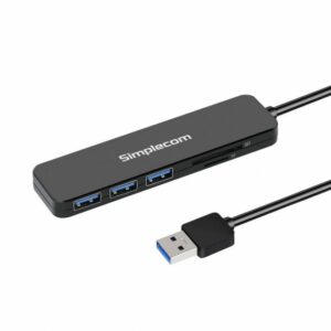 CH365 is a 3 port SuperSpeed USB hub with built-in SD and MicroSD Card Reader