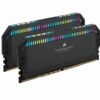 DDR5 UDIMM (Desktop) Corsair Dominator Platinum RGB 64GB (2x32GB) DDR5 UDIMM 5200Mhz C40 1.25V Black Desktop PC Gaming Memory