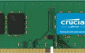 Crucial 32GB (1x32GB) DDR4 UDIMM 3200MHz CL22 1.2V Dual Ranked Desktop PC