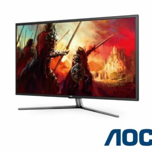 Immerse yourself in the G4309VX/D gaming monitor from the AOC Gaming series and enjoy an immersive 43-inch screen utilizing Quantum Dot (QD) Technology in a 16:9 UHD format that generates an absolutely stunning array of vibrant and dynamic colors