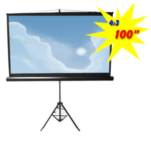 The Portable Tripod Projection Screen PSDC100 is perfect for education