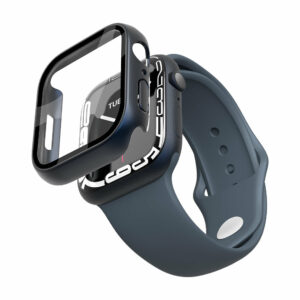 Cygnett EdgeShield Apple Watch 7 Case with Glass Screen Protector 41mm - Black (CY3947CPEDG)