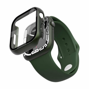 Cygnett EdgeShield Apple Watch 7 Case with Glass Screen Protector 45mm - Green (CY3974CPTGL)